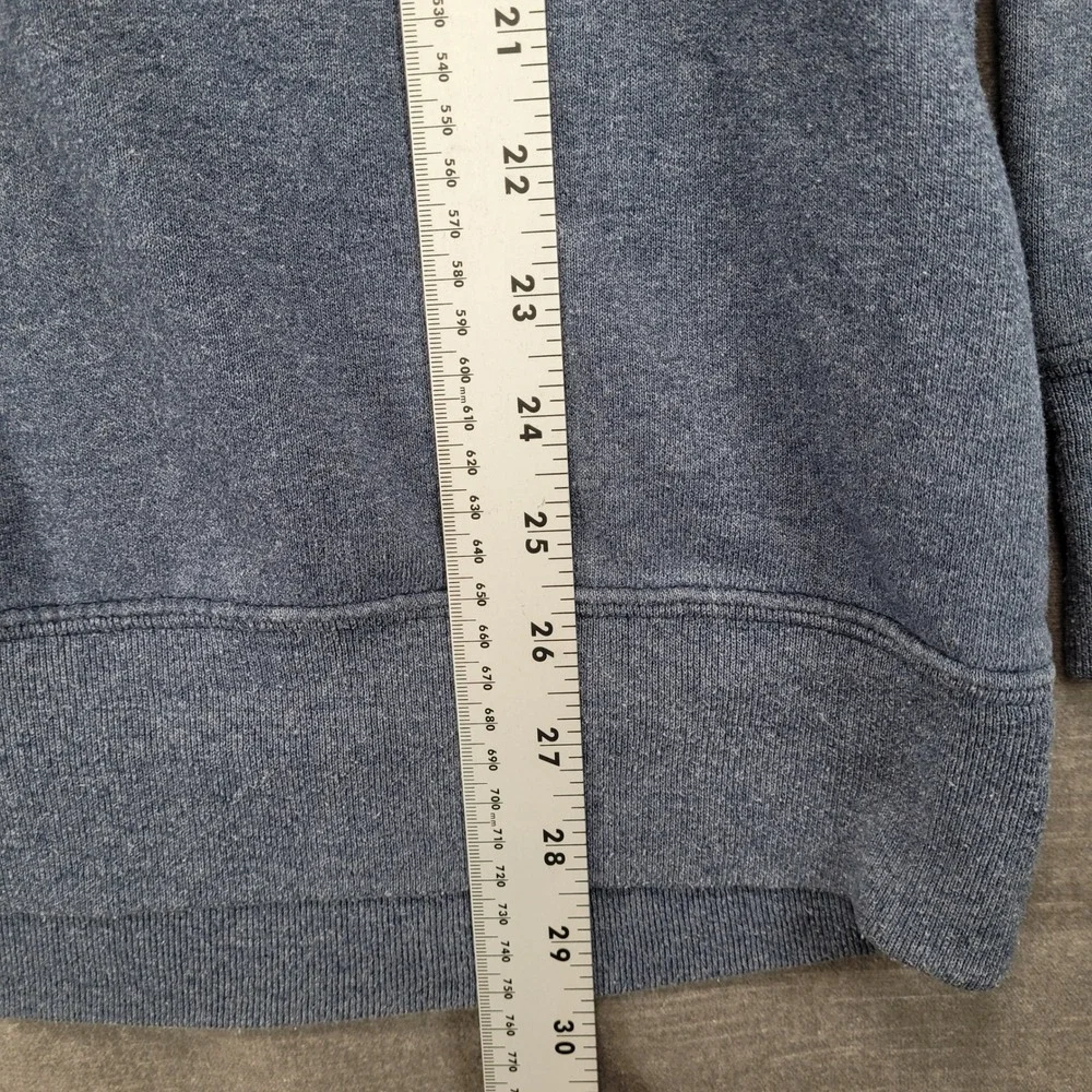 The North Face Y2K Mens Crewneck Sweatshirt Blue Orange‎ Logo Size L